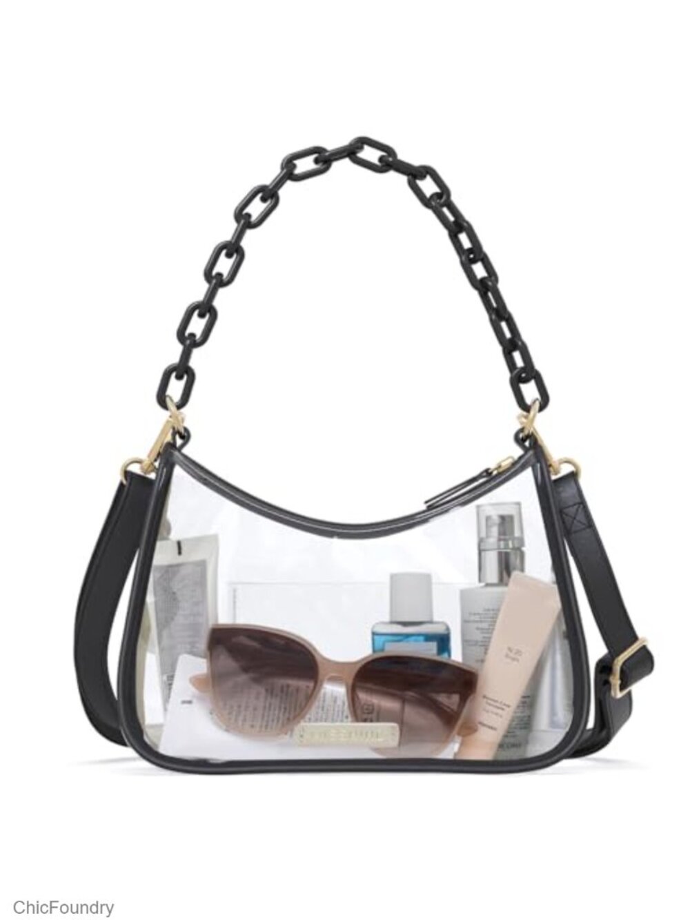 Clear Stadium Approved Crossbody Purse Transparent Concert Handbag PVC